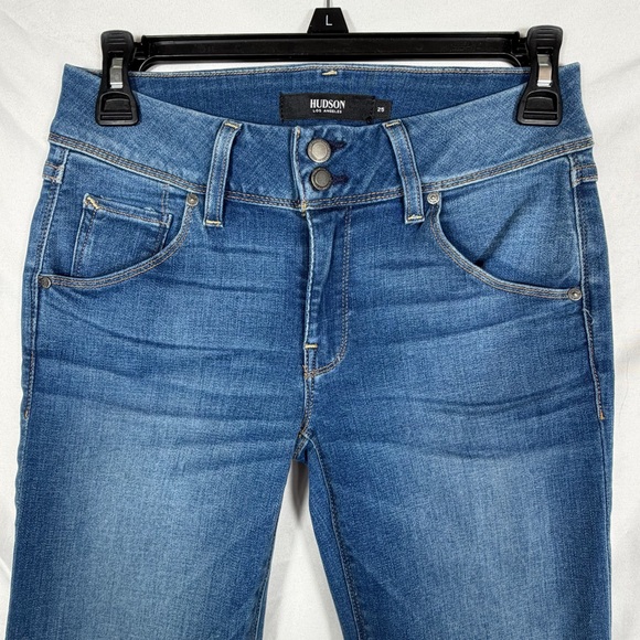 Hudson Los Angeles “Collin” Women’s Skinny Ankle Jeans. Size 25. Unfinished Hem - Picture 5 of 16